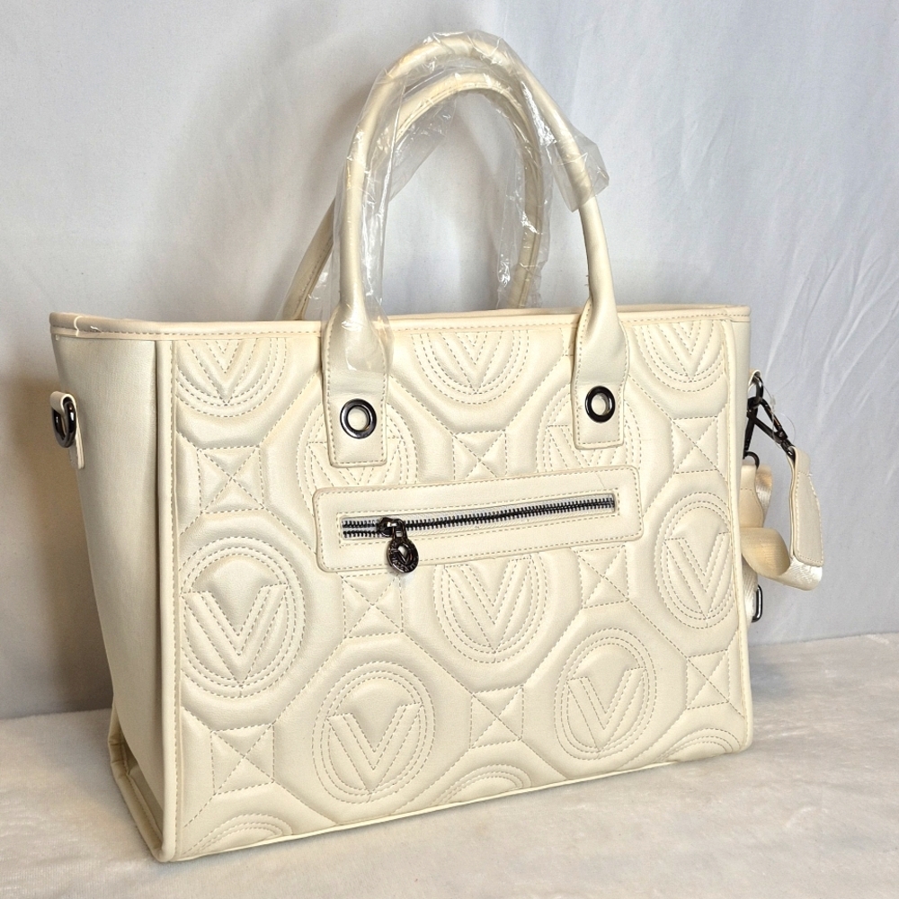 Valentino Orlandi Extra Large Quilted Tote Bag MSRP $359 - Picture 5 of 13